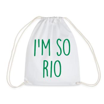 Rio de Janeiro Brésil Brasilien - Sac de sport léger - blanc - Devant