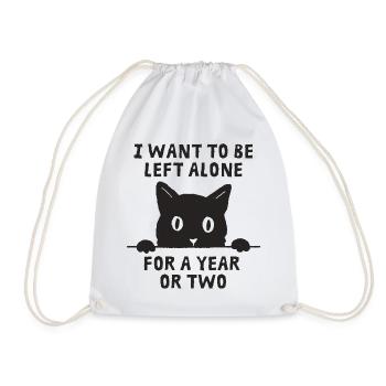 Je veux qu’on me laisse tranquille - Sac de sport léger - blanc - Devant