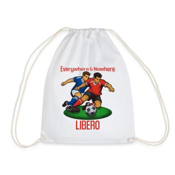 Ball Duel Libero: Everywhere & Nowhere - Drawstring Bag - white - Front