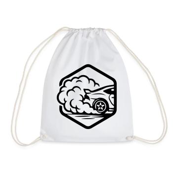 Vitesse automatique de l’essence - Sac de sport léger - blanc - Devant