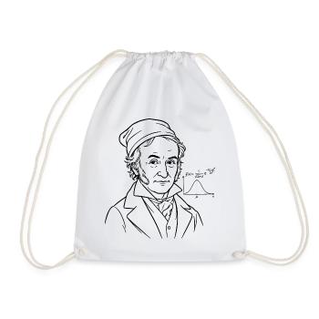 Gauss - Drawstring Bag - white - Front