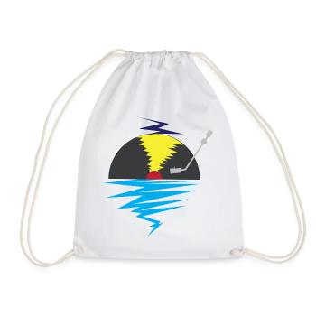 Vinyle - Sac de sport léger - blanc - Devant