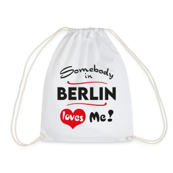 Berlin Stadt Urban T-Shirt City Heimatliebe Town - Drawstring Bag - white - Front