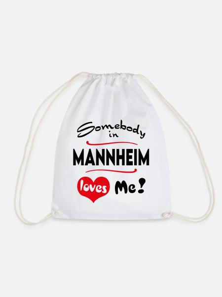 Mannheim Stadt Urban T-Shirt City Heimatliebe Town - Turnbeutel - Weiß