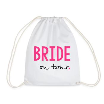 Bride on tour partie de poule - Sac de sport léger - blanc - Devant