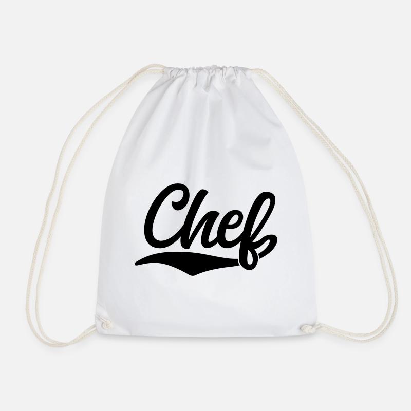 Chef - Turnbeutel - Weiß