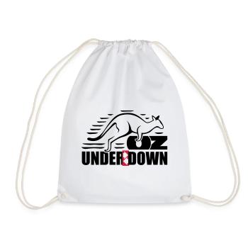 Down under - Drawstring Bag - white - Front