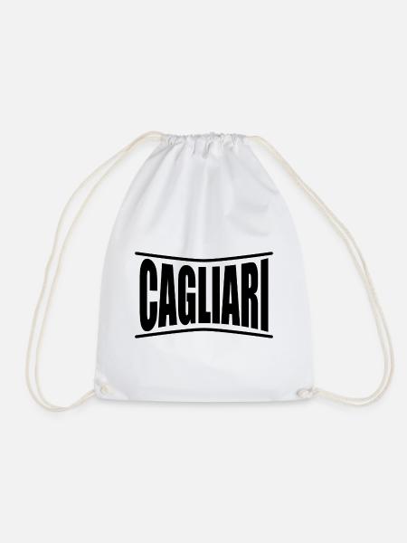 cagliari Sardinien T-Shirt Geschenkidee - Turnbeutel - Weiß