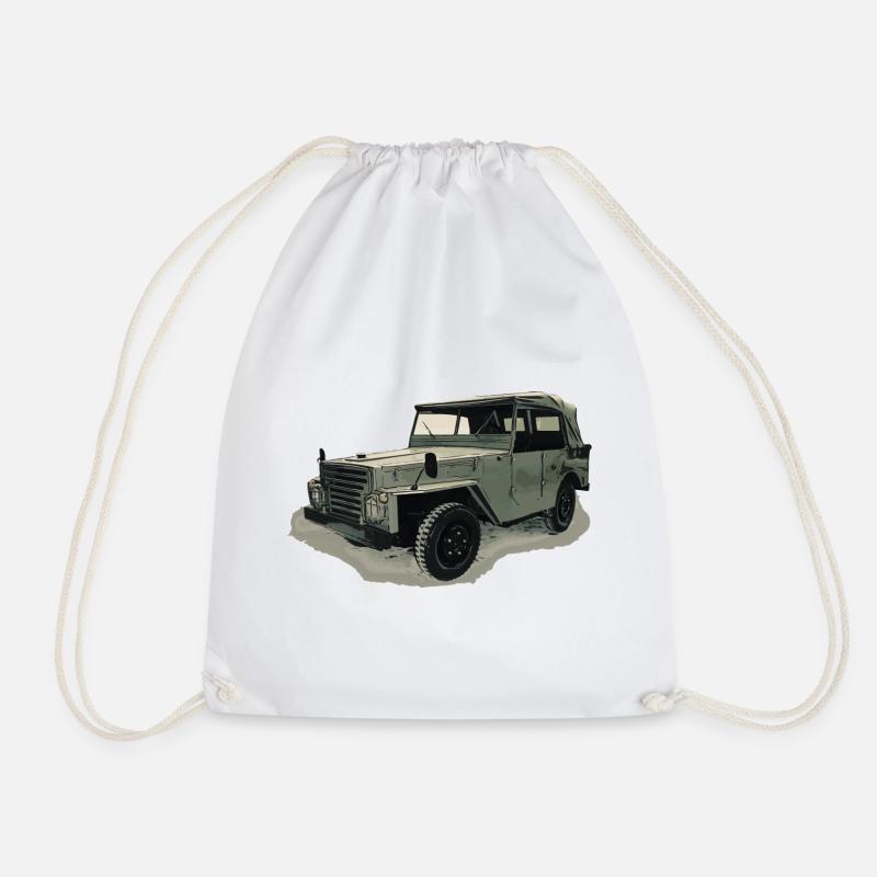 P 2 M Geländewagen - Turnbeutel - Weiß