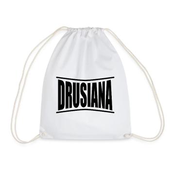 Drusiana t-shirt gift idea - Drawstring Bag - white - Front
