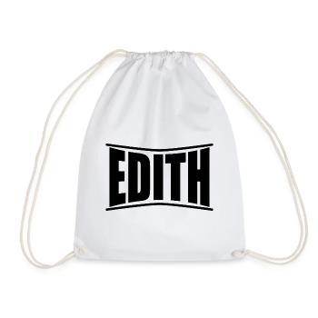T-Shirt Edith T-Shirt Geschenkidee - Turnbeutel - Weiß - Vorne