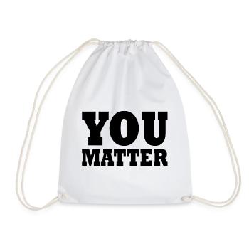 You matter - Turnbeutel - Weiß - Vorne