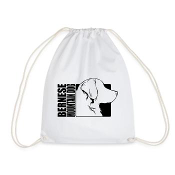 Profil de chien de montagne bernois chiens Dog Wilsigns - Sac de sport léger - blanc - Devant