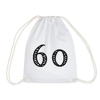 ANNIVERSARY. HAPPY BIRTHDAY. HAPPY BIRTHDAY - Drawstring Bag - white - Front