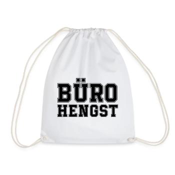 Office Hengst - Drawstring Bag - white - Front