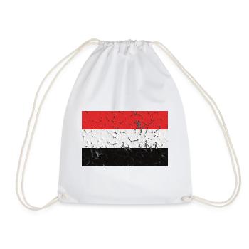 Yemen - Drawstring Bag - white - Front