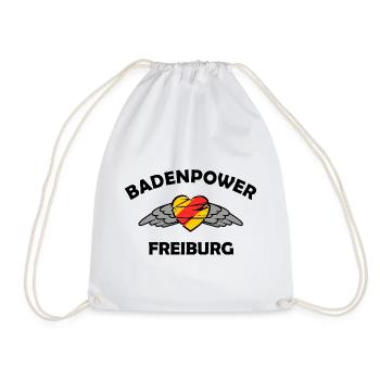 Freiburg Fanshirt - Turnbeutel - Weiß - Vorne