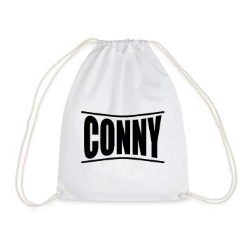 T-Shirt Conny T-Shirt Geschenkidee - Turnbeutel - Weiß - Vorne