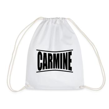 Carmine t-shirt gift idea - Drawstring Bag - white - Front