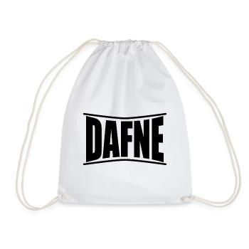 Idée cadeau t-shirt Dafne - Sac de sport léger - blanc - Devant