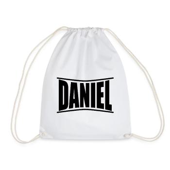 Idée cadeau t-shirt Daniel - Sac de sport léger - blanc - Devant