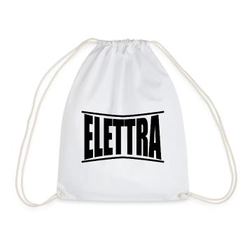 Elettra t-shirt gift idea - Drawstring Bag - white - Front