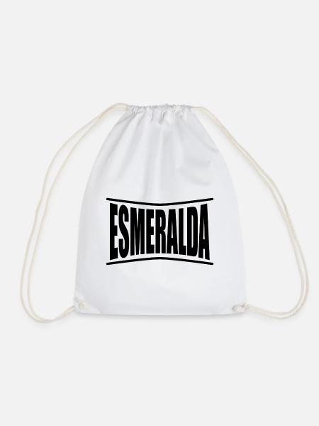 T-Shirt Esmeralda T-Shirt Geschenkidee - Turnbeutel - Weiß