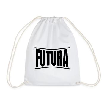 t-shirt Futura t-shirt gift idea - Drawstring Bag - white - Front