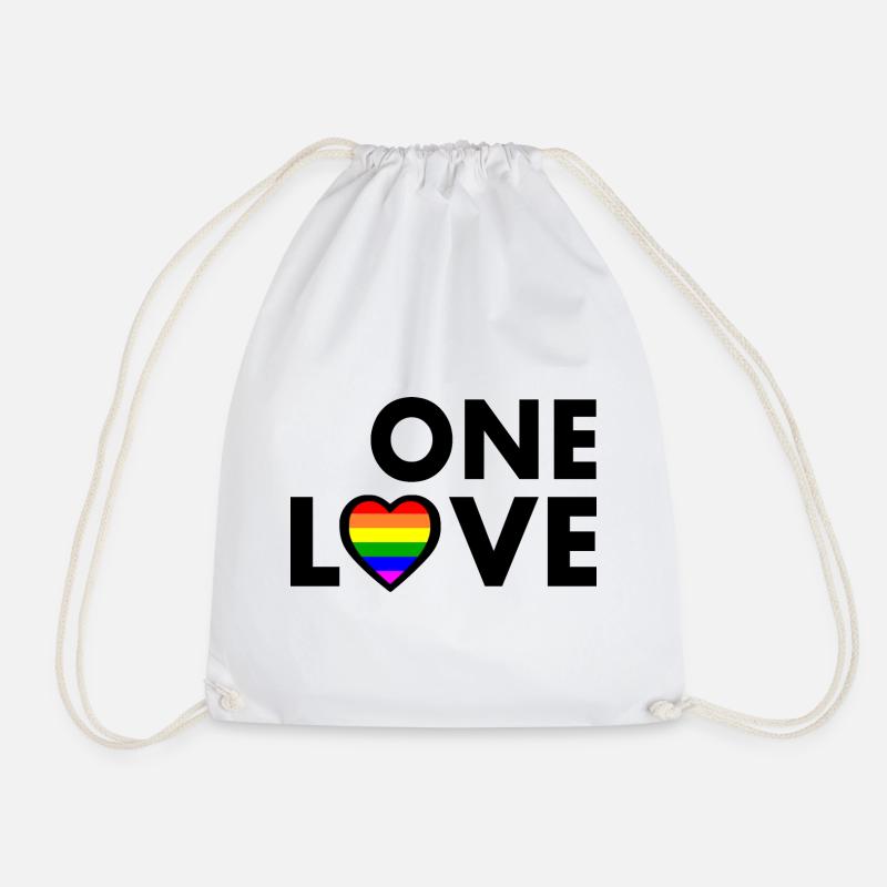 One love - Turnbeutel - Weiß