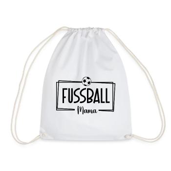 Fussballmama Design für stolze Mütter - Turnbeutel - Weiß - Vorne