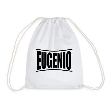 t-shirt Eugenio t-shirt gift idea - Drawstring Bag - white - Front
