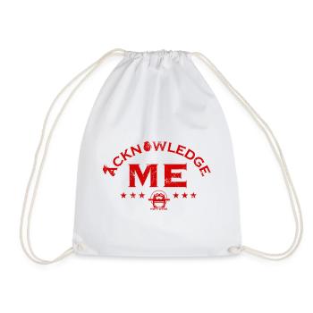 merch t shirt r - Sac de sport léger - blanc - Devant