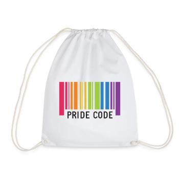 Mois de la fierté LGBT - Code de la fierté - Sac de sport léger - blanc - Devant