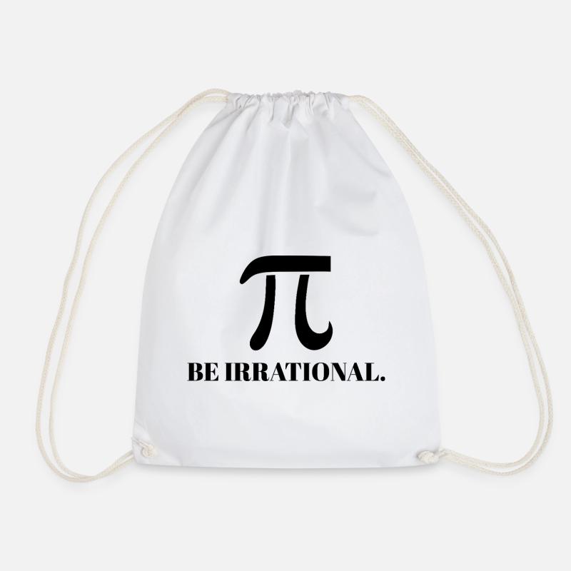 PI - Sei irrational - Schwarz - Turnbeutel - Weiß