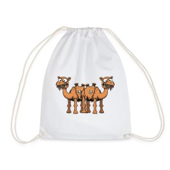 Équipe d’Halloween Chameau Drôle - Sac de sport léger - blanc - Devant