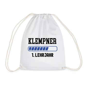 Apprentissage de plombier 1ère année d’apprentissage de plombier - Sac de sport léger - blanc - Devant