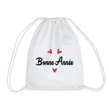 BONNE ANNEE. SAINT SYLVESTRE. NOUVELLE ANNÉE - Sac de sport léger - blanc - Devant