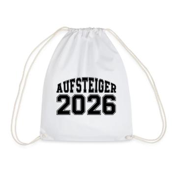 Promoted in 2026 - Drawstring Bag - white - Front