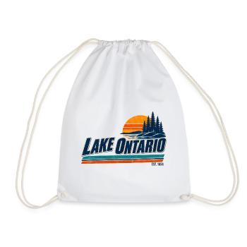Lake Ontario EST 1656 Retro - Turnbeutel - Weiß - Vorne
