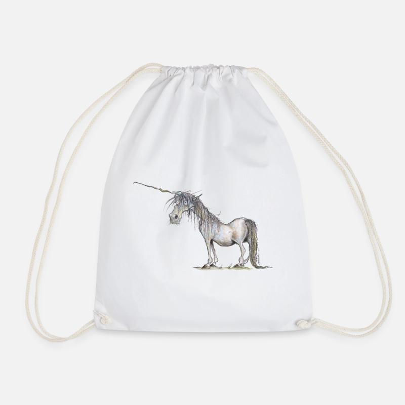 Das letzte Einhorn - Turnbeutel - Weiß