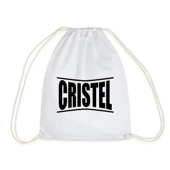 Idée cadeau t-shirt Cristel - Sac de sport léger - blanc - Devant
