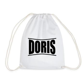 t-shirt Doris t-shirt idée cadeau - Sac de sport léger - blanc - Devant