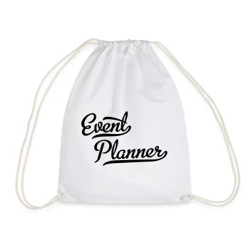Event Planner - Drawstring Bag - white - Front