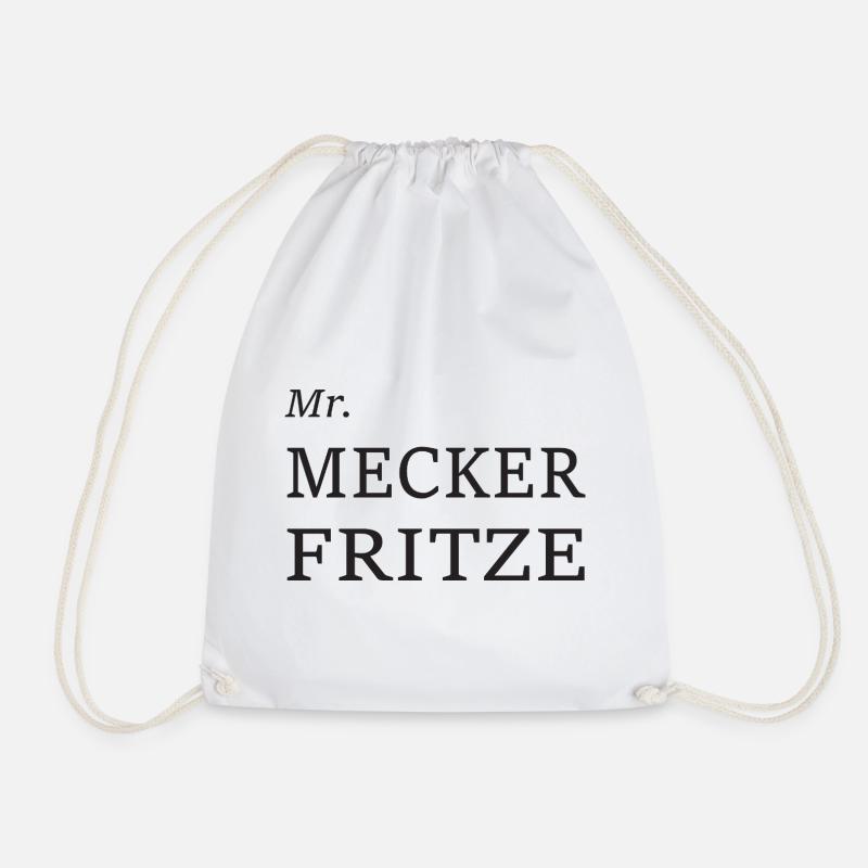 Meckerfritze - Turnbeutel - Weiß
