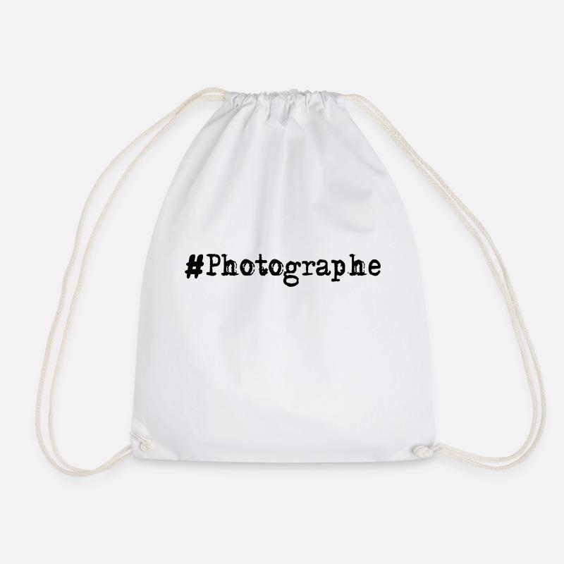 Photographe - Drawstring Bag - white