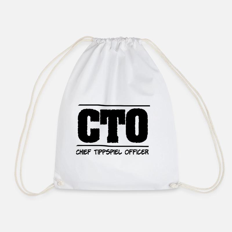 CEO des Tippspiels - CTO - Chief Tippspiel Officer - Turnbeutel - Weiß