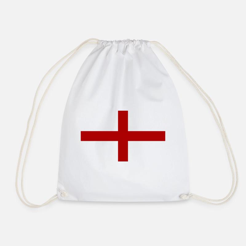 England - Drawstring Bag - white
