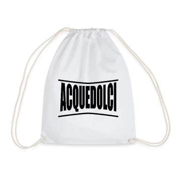 t-shirt Acquedolci Sicilia t-shirt idée cadeau - Sac de sport léger - blanc - Devant