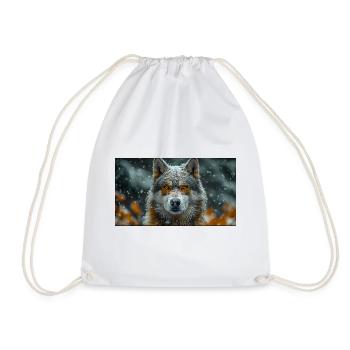 WOLF - Turnbeutel - Weiß - Vorne