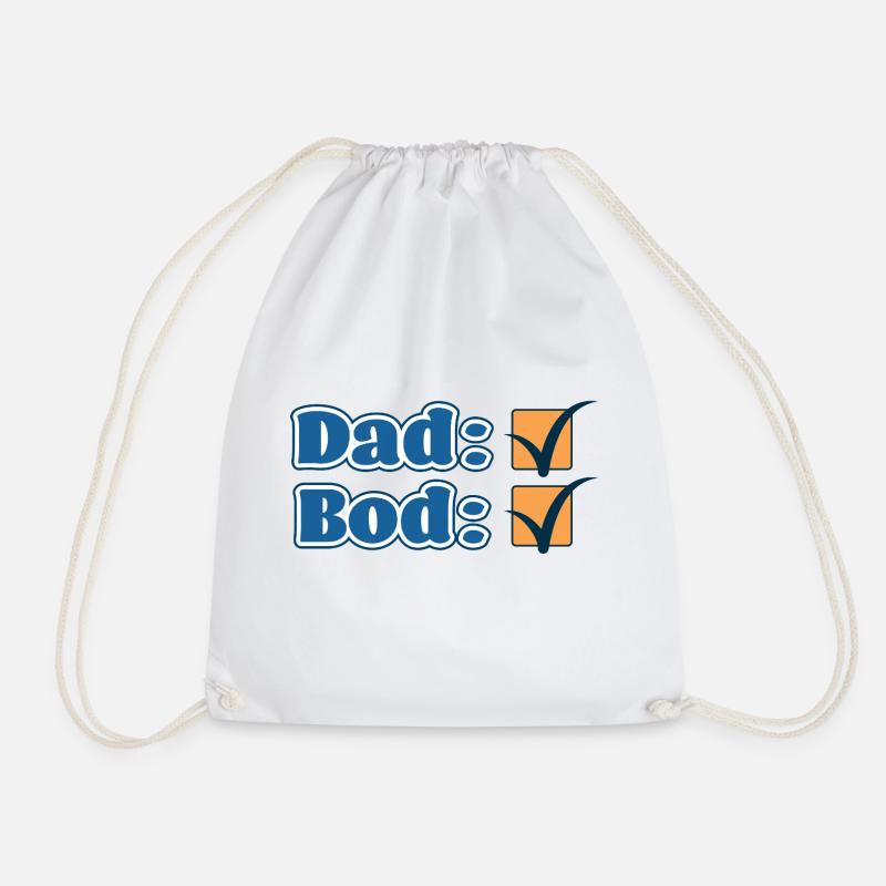 Dad Bod Approved – Lustiges Vatertagsdesign - Turnbeutel - Weiß